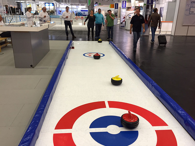 Curling on GreenIce vs. other synthetics GreenIce Synthetic Ice Rinks